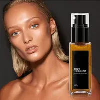 MLM Private Label Highlighter Liquid Glitter Body Shimmer Oil Body And Face Spray Makeup Mist — view 4