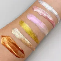 Moisturizing Hydrating Brightening Body Cream Non-sticky Maquillaje Shimmer Body Gloss Oil — view 6