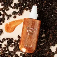 MLM Private Logo Body Mist 210ml Luxury Shimmer Body Oil Spray Nozzle Body Shimmer Oil — view 3
