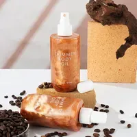 MLM Private Logo Body Mist 210ml Luxury Shimmer Body Oil Spray Nozzle Body Shimmer Oil — view 6