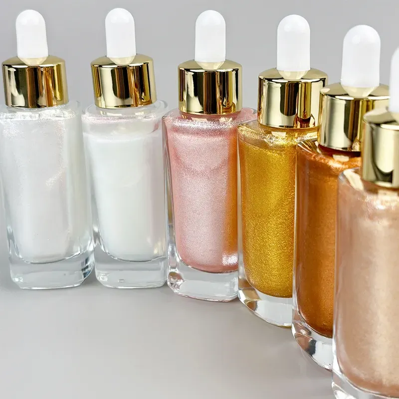 Logo Glitter Body Shimmer Oil — OEM product photo