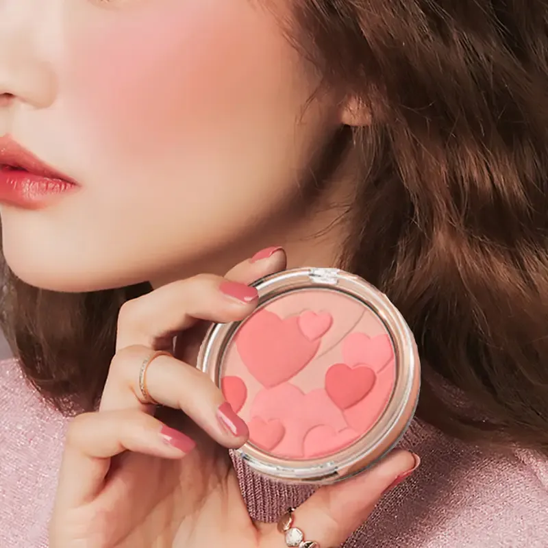 Heart Shaped Shimmer Blush — OEM product photo