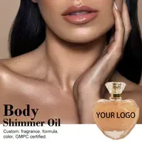 MLM Custom Heart Shape Bottle Private Label Makeup Face Glow Highlighter — view 1