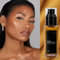 MLM Private Label Highlighter Liquid Glitter Body Shimmer Oil Body And Face Spray Makeup Mist — view 3