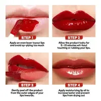 MLM Private Label Peel-off Lip Gloss Moisturizing Long-lasting Color For Daily & Party Makeup — view 3