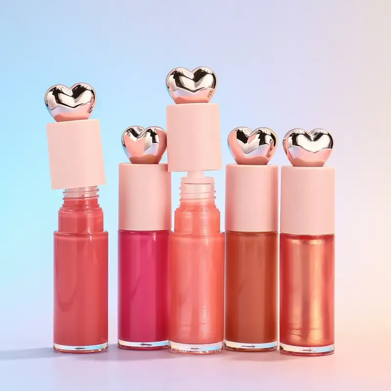 Cute Heart Lid Pink Lipstick — OEM product photo