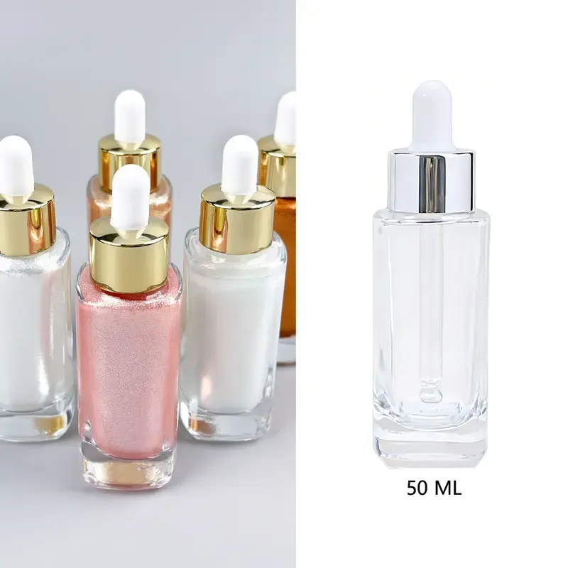 30ml 50ml Dropper Bottles Cosmetic Packaging — OEM product photo