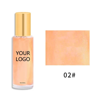 Organic Shimmering Spray Long Lasting Highlight Brighten Waterproof Dry Body Glow Shimmer Oil — OEM product photo