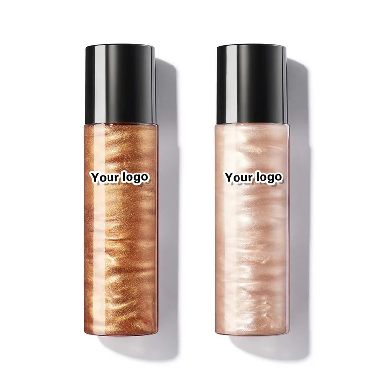 Long Lasting Liquid Highlighter Face Body Makeup Setting Organic Highlight Spray Shimmer — OEM product photo