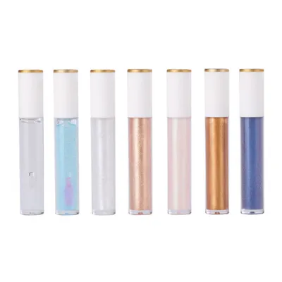 Long-lasting High Pigment Vegan Cruelty-free Shimmer Tasty Flavored Plumping Glitter Lip Gloss — OEM product photo