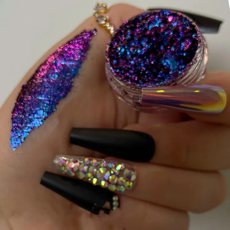 Custom Private Label Ultra Bright Long-lasting Waterproof Chameleon Eye Shadow — OEM product photo