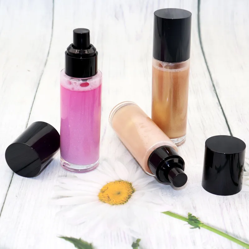 Private Label Waterproof Highlighter Makeup Cosmetics Foundation Spray — OEM product photo