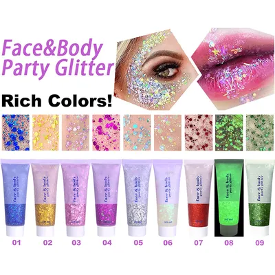 50ml hair Glitter Gel — OEM product photo