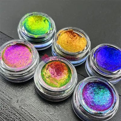 Highly Pigmented Gel Eye Shadow Duochrome Eyeshadow Gel Multichrome Flakes Eyeshadow — OEM product photo