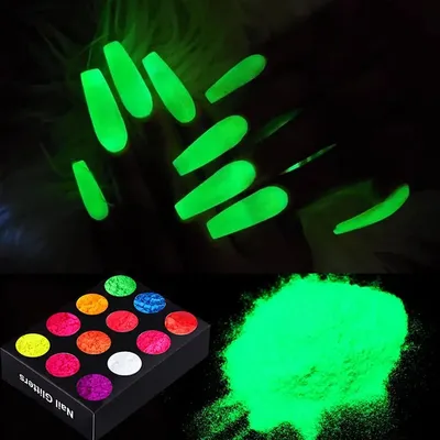 Eyeshadow Phosphorus Mica Pigment Fluorescent Glow Powder — OEM product photo