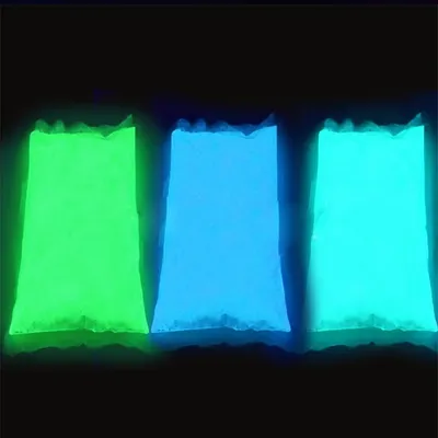Color Diy Hali Phosphor Glow In Dark Pigment Fluorescent Luminous Neon Powder Luminous Powder/glow — OEM product photo