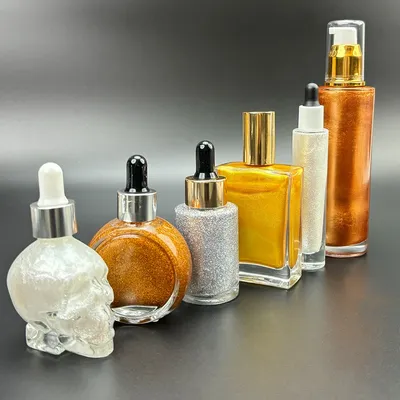 Cosmetics Body Shimmer Oil — OEM product photo