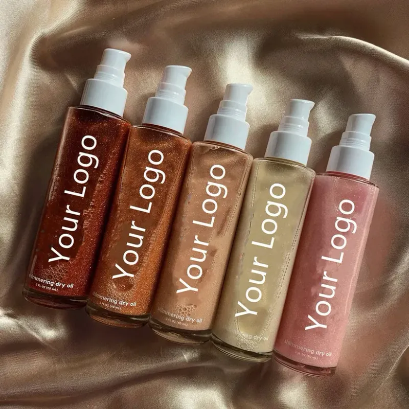 Dry Shiny Body Shimmer Oil — OEM product photo